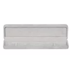 bracelet box velvet grey open front view BXB81GR