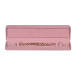 bracelet-box-velvet-pink-open-front-view-with-bracelet-BXB81PI bracelet box velvet pink open front view with bracelet BXB81PI
