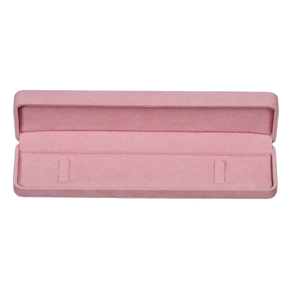 bracelet-box-velvet-pink-open-top-view-BXB81PI bracelet box velvet pink open top view BXB81PI