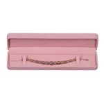 bracelet-box-velvet-pink-open-top-view-with-bracelet-BXB81PI bracelet box velvet pink open top view with bracelet BXB81PI