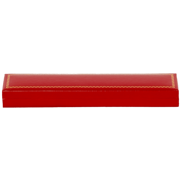bracelet gift box red bracelet jewellery box-close back