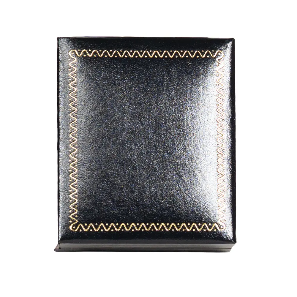 earring-gift-box-black-paper-close-top-view-BXE83BL earring gift box black paper close top view BXE83BL