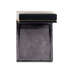 earring-gift-box-black-paper-open-top-view-BXE83BL earring gift box black paper open top view BXE83BL