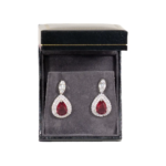 earring-gift-box-black-paper-open-top-view-with-jewellery-BXE83BL earring gift box black paper open top view with jewellery BXE83BL