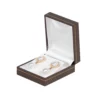 earring-gift-box-brown-paper-open-side-view-with-jewellery-BXE83BL earring gift box brown paper open side view with jewellery BXE83BL
