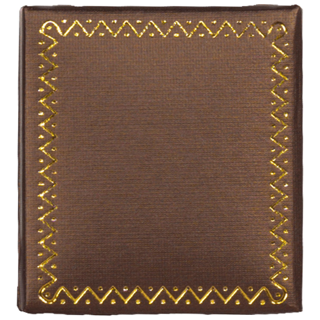 ring box australila brown leather look paper - top