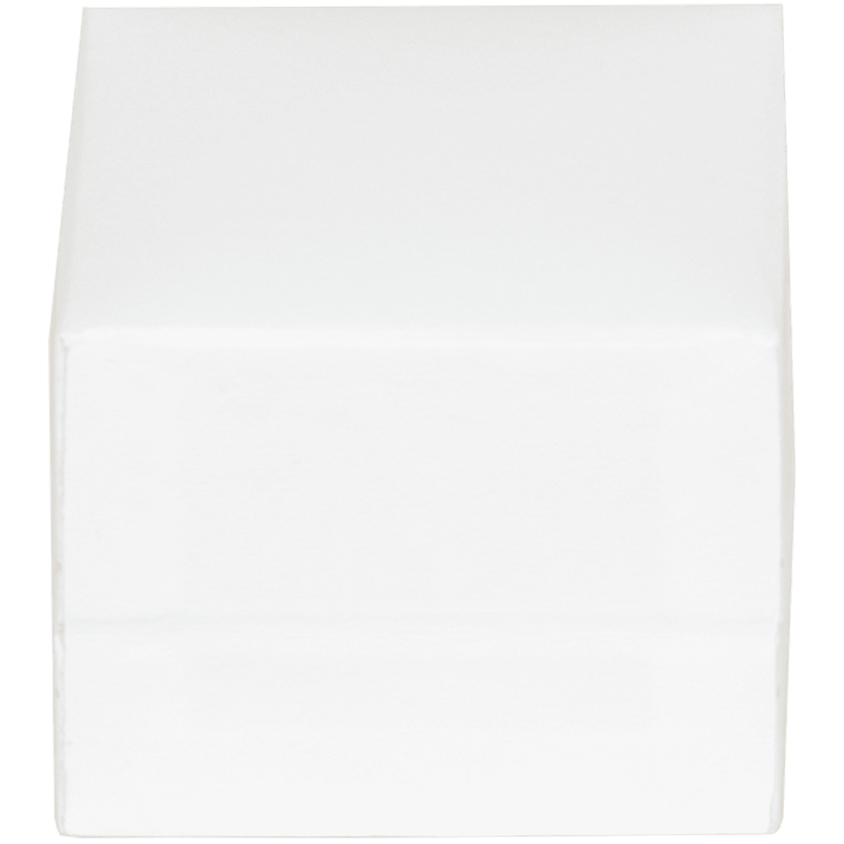 ring box australila white leather look paper - close back