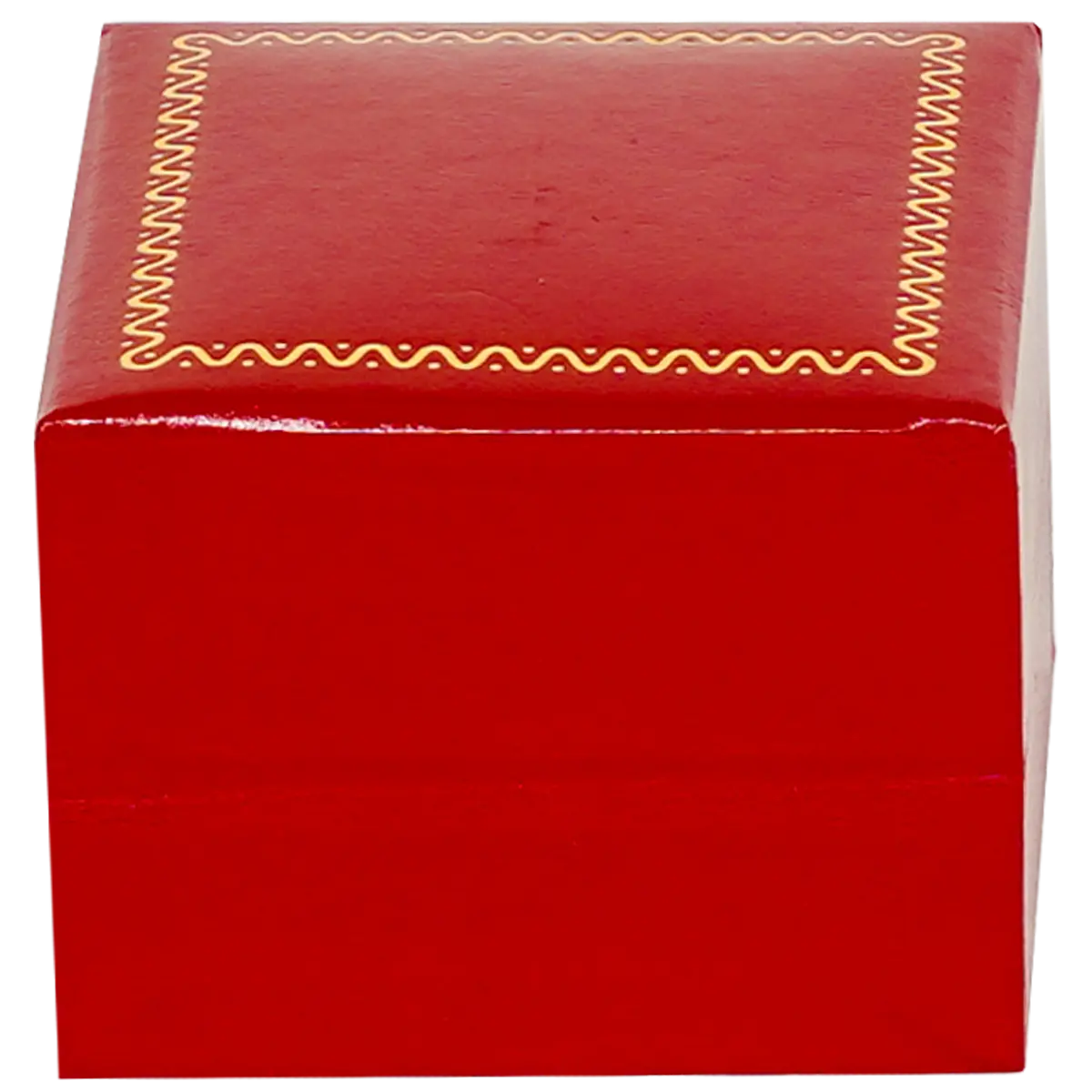 ring-gift-box-red-leather-look-paper-BXR86-7 ring gift box red leather look paper custom ring box -close back