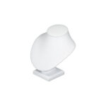 necklace display stand white leatherette small-709S-4