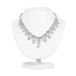 Necklace Display Bust-white-M-with-neklcace-front