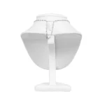NS87S Necklace Display Bust white S with necklace back