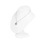 NS87S Necklace Display Bust white S with necklace side