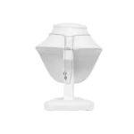 NS87SS Necklace Display Bust white SS With necklace back