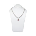 sleek necklace bust display medium
