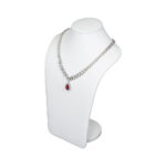 sleek necklace bust display medium