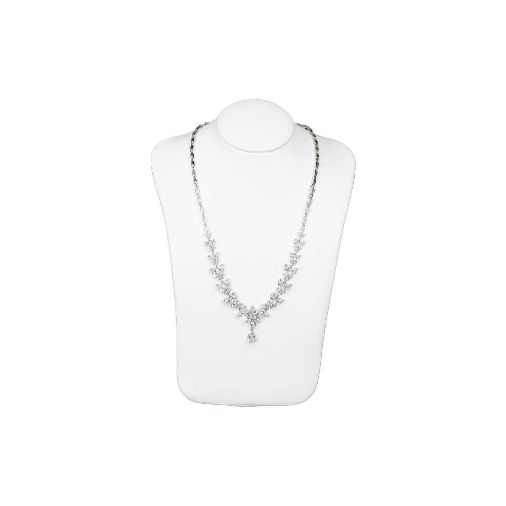 sleek necklace bust display small