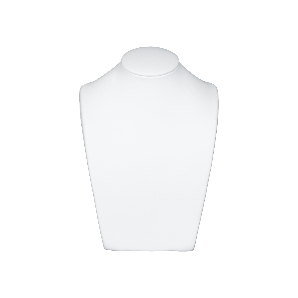 Sleek Wide Leatherette Necklace Display