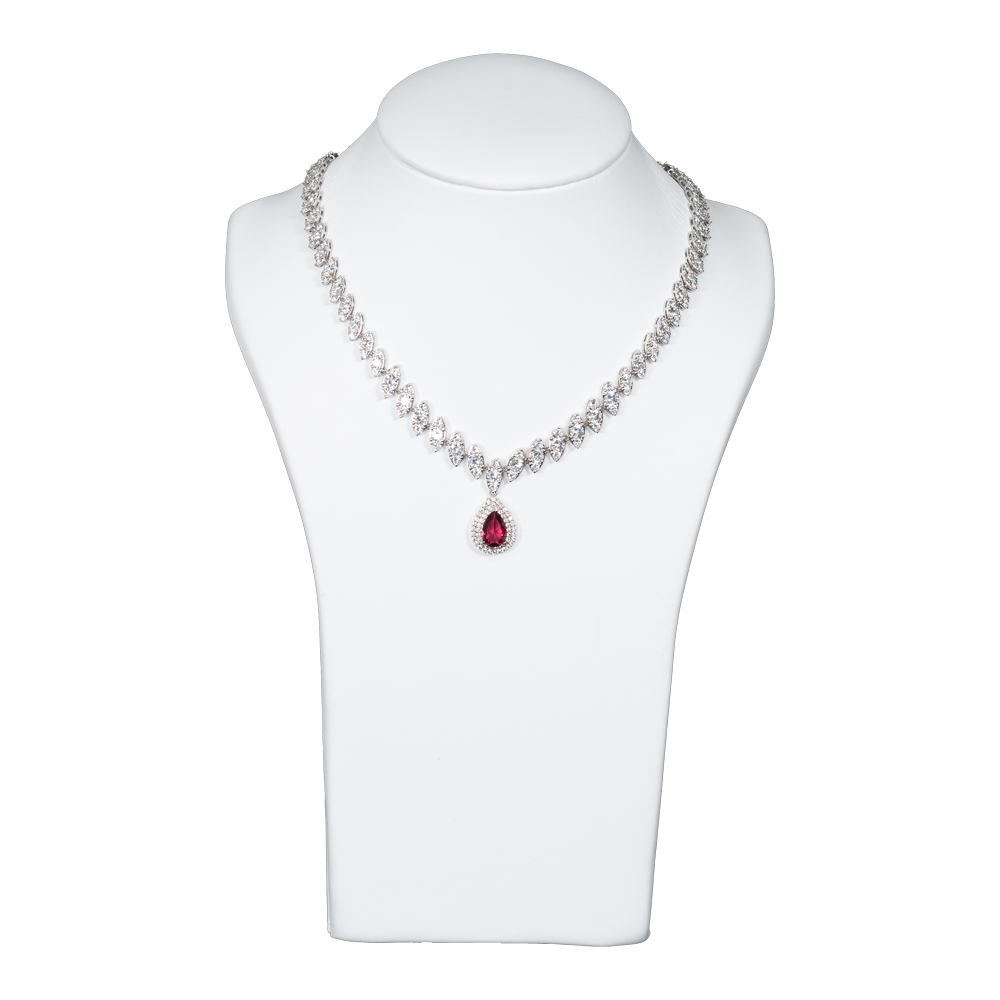 necklace stand white large NS83