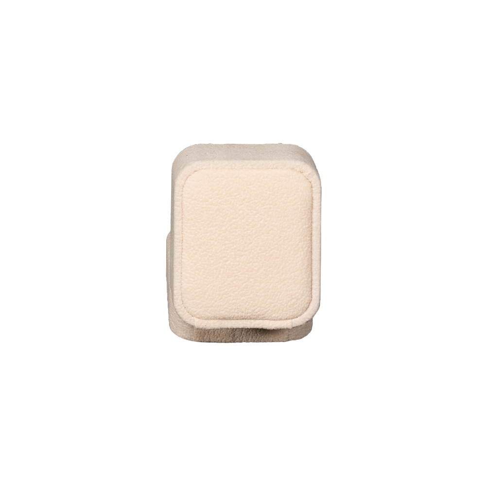 Beige clip ring box
