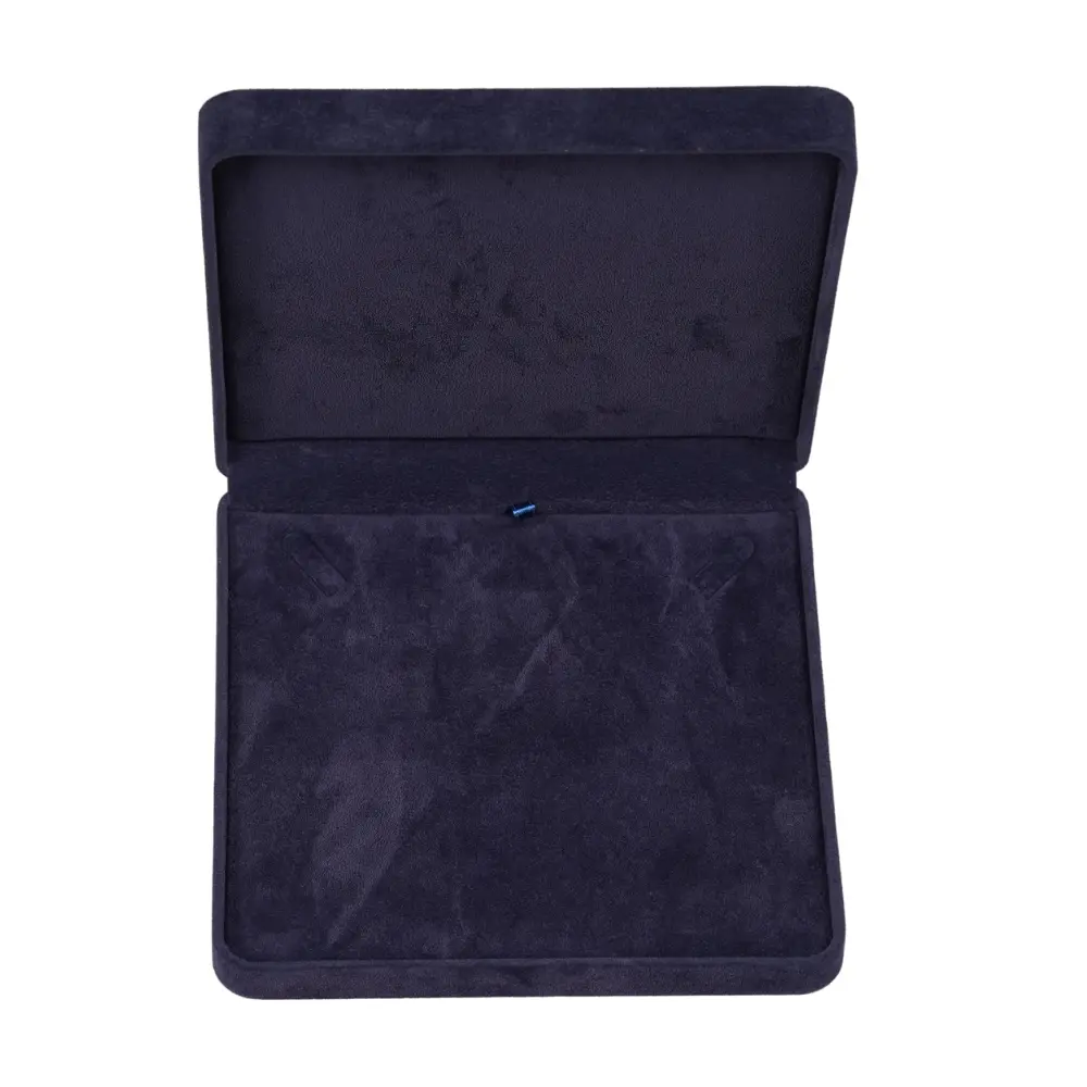 BXN80RB Premium Velvet Necklace Box - royal blue