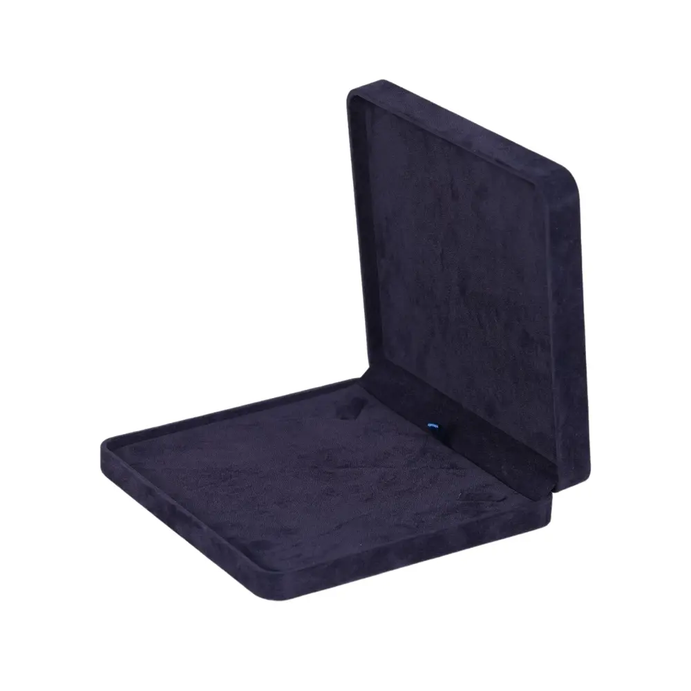 BXN80RB Premium Velvet Necklace Box - royal blue
