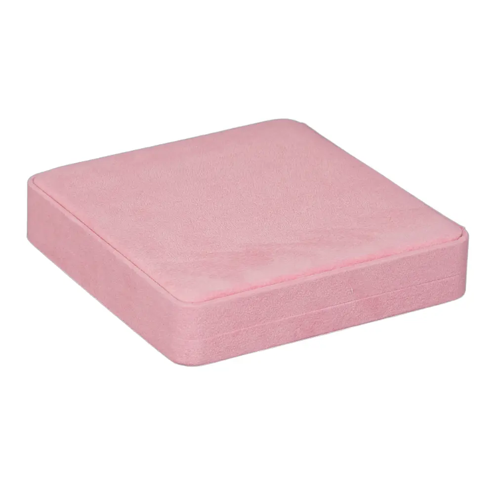 BXN80PI Premium Velvet Necklace Box - Pink