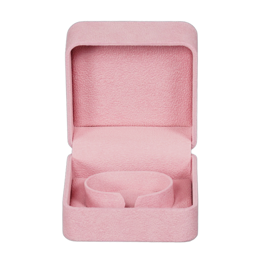 Velvet Bangle Box- pink