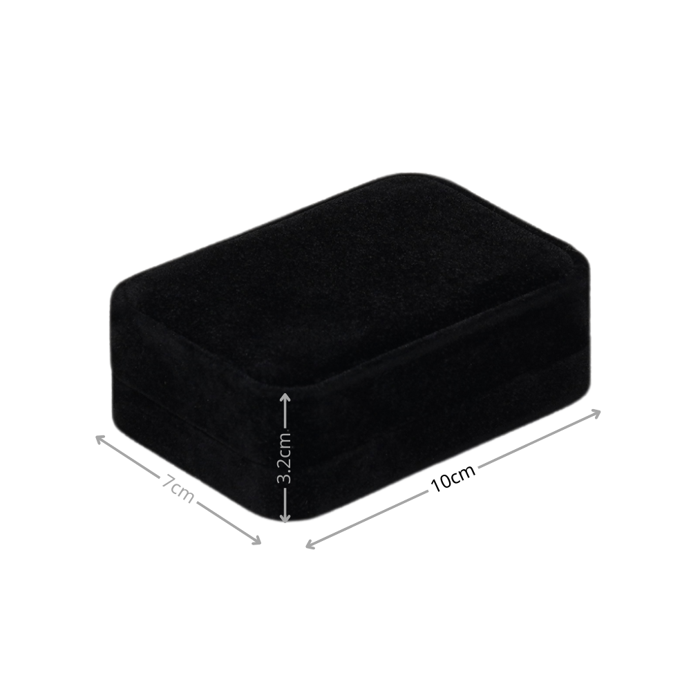 Velvet Black Earring Box
