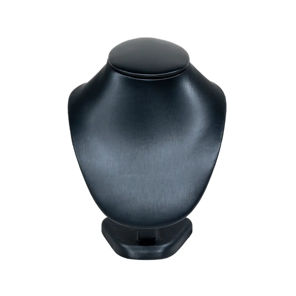 NS87S-Necklace-Display-Bust-Black-S-front NS87S Necklace Display Bust Black S front