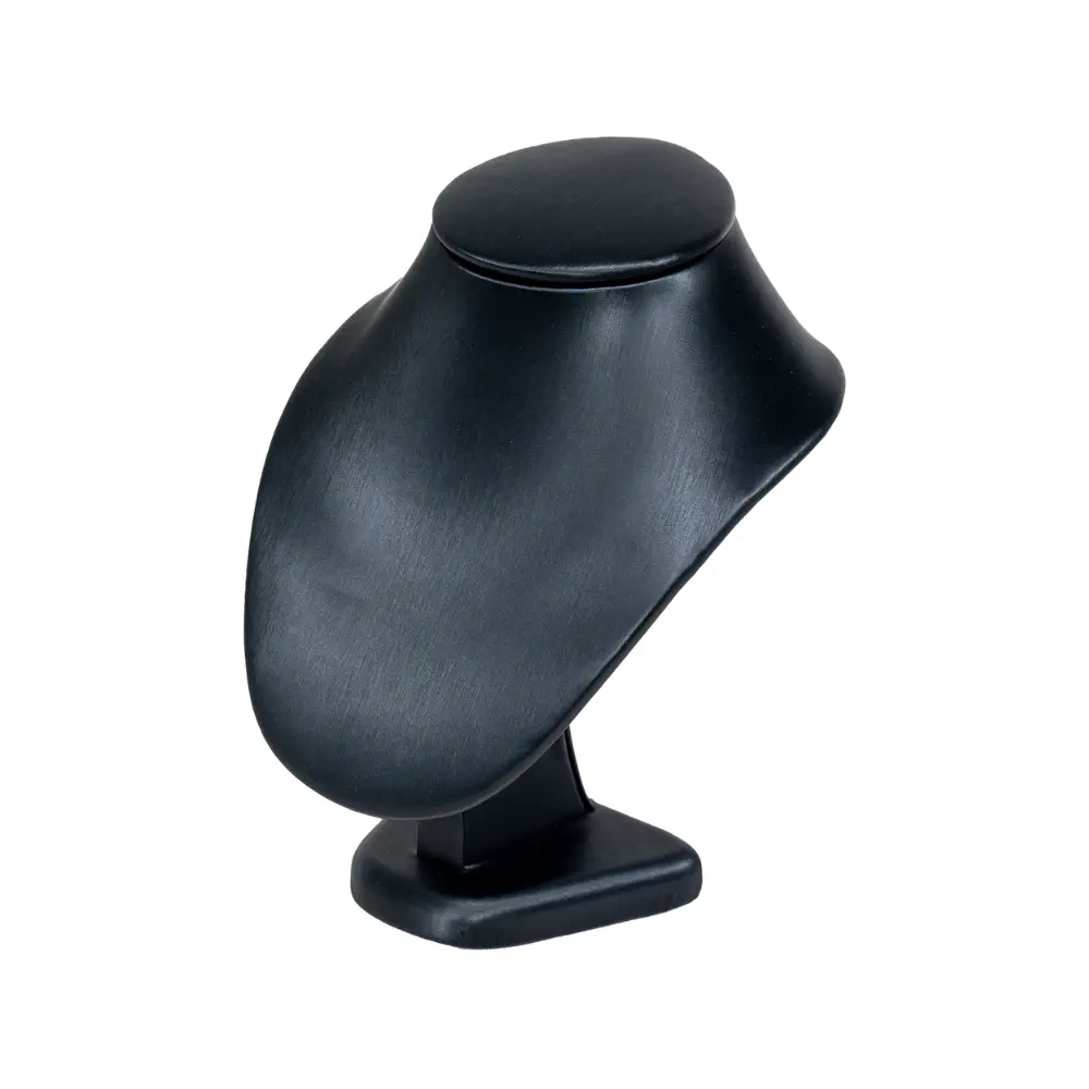 NS87S-Necklace-Display-Bust-Black-S-side-view NS87S Necklace Display Bust Black S side view