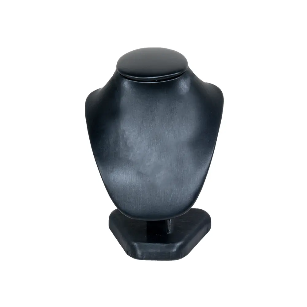 NS87SS-Necklace-Display-Bust-Black-SS-front NS87SS Necklace Display Bust Black SS front