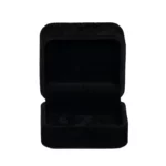 Wedding Ring Box velvet lack open front BXR81BL.