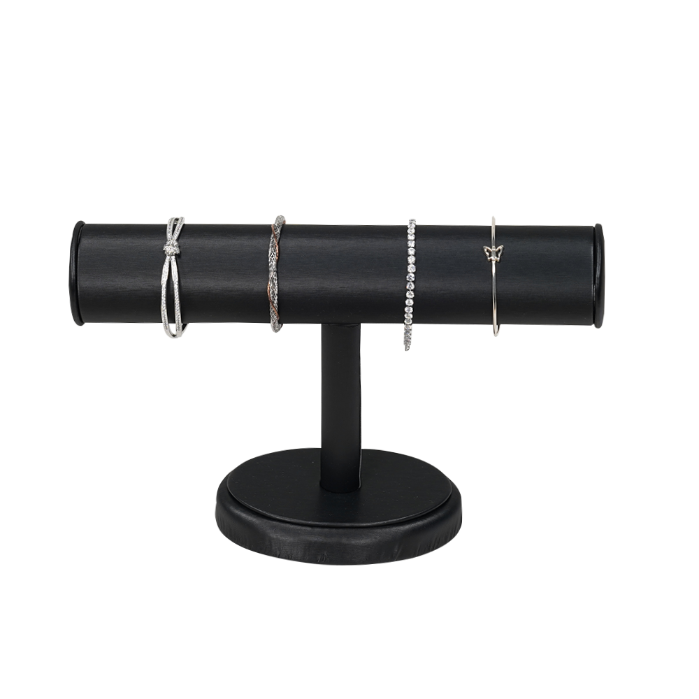 bracelet stand 716C-3 Leatherette black Bangle Holders for Jewellery Display and Organization