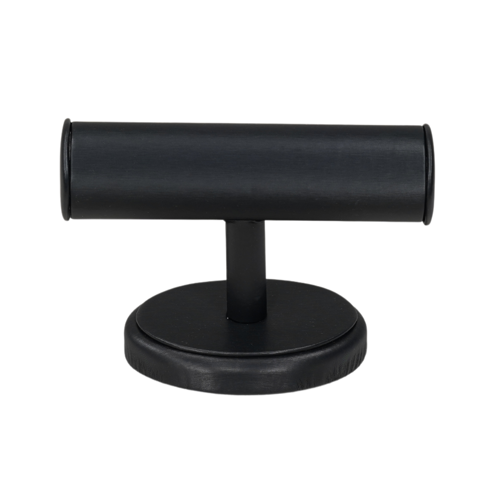 Leatherette black Bangle Holders for Jewellery Display and Organization (small)