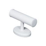 Leatherette white Bangle Holders for Jewellery Display and Organization (small)