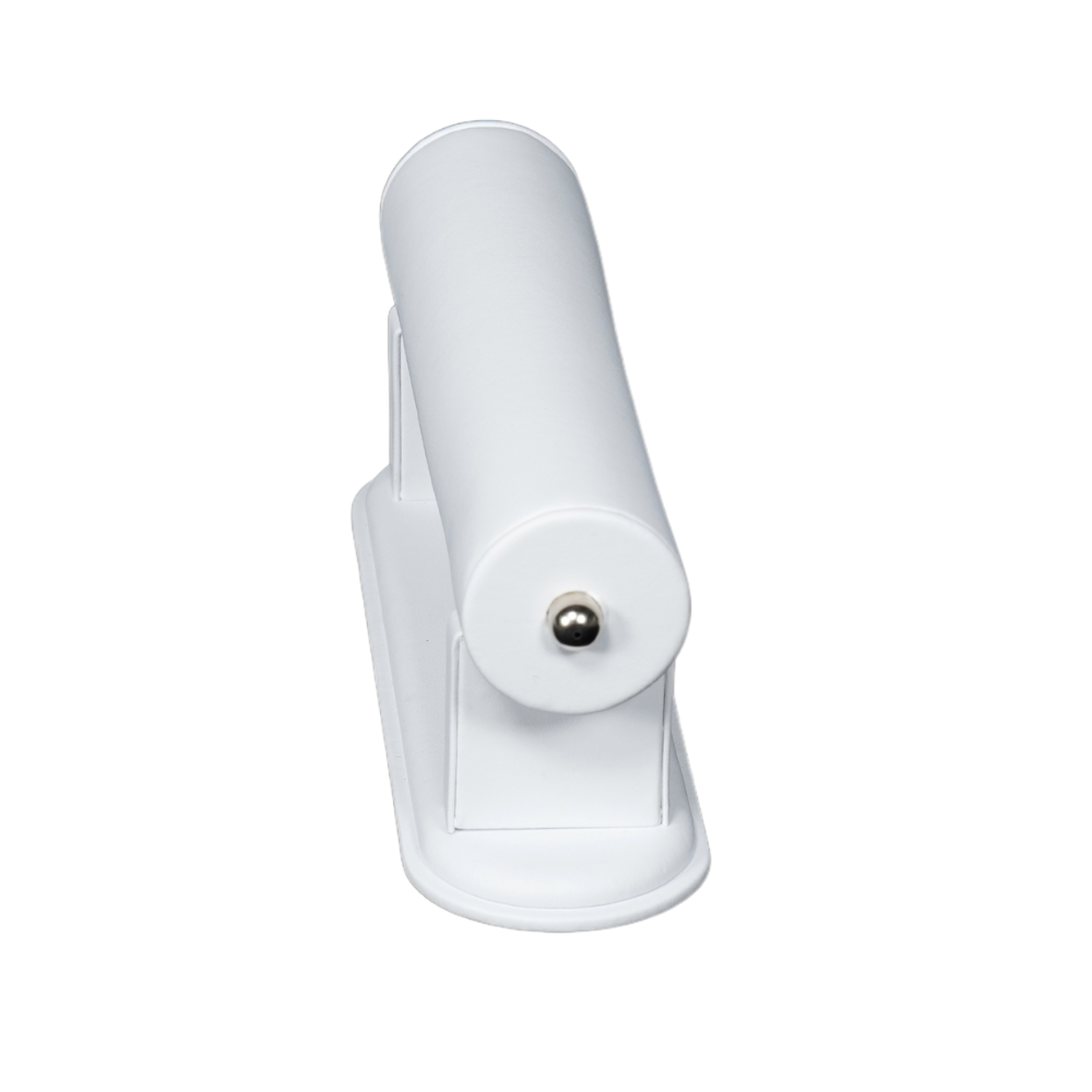 Modern white Leatherette Bracelet Display Stand