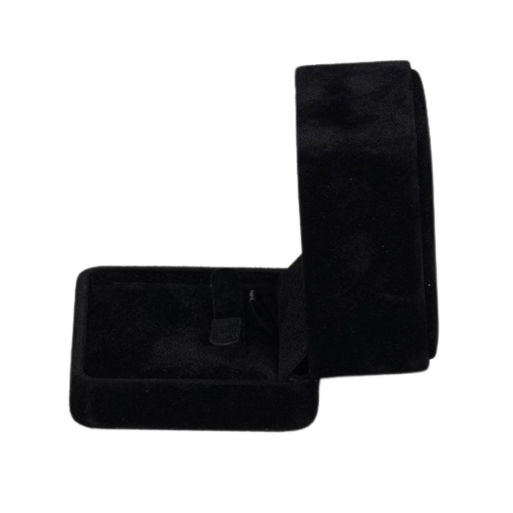 Premium Black velvet earring box