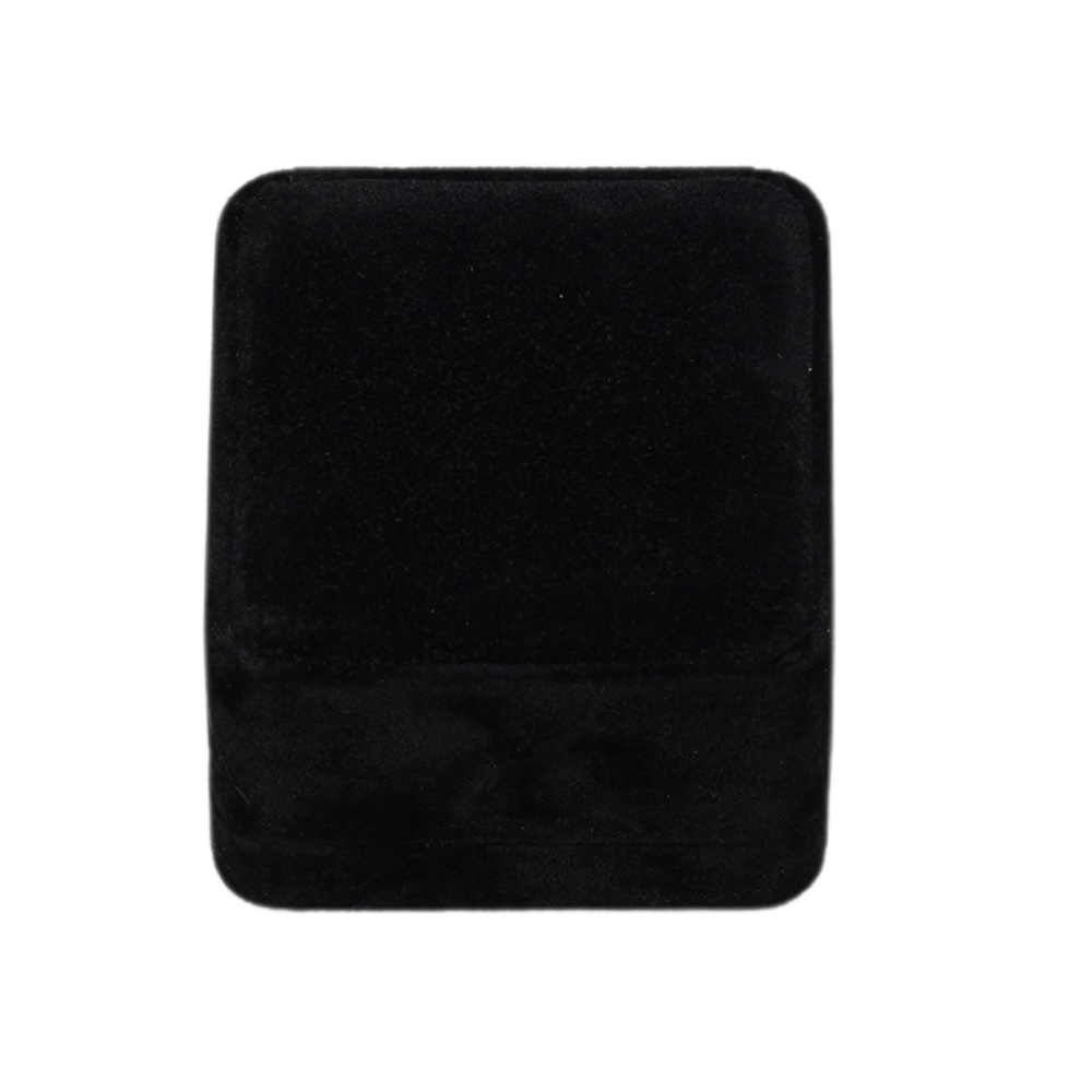 Premium Black velvet earring box