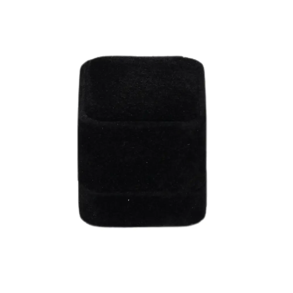 small velvet black earring box