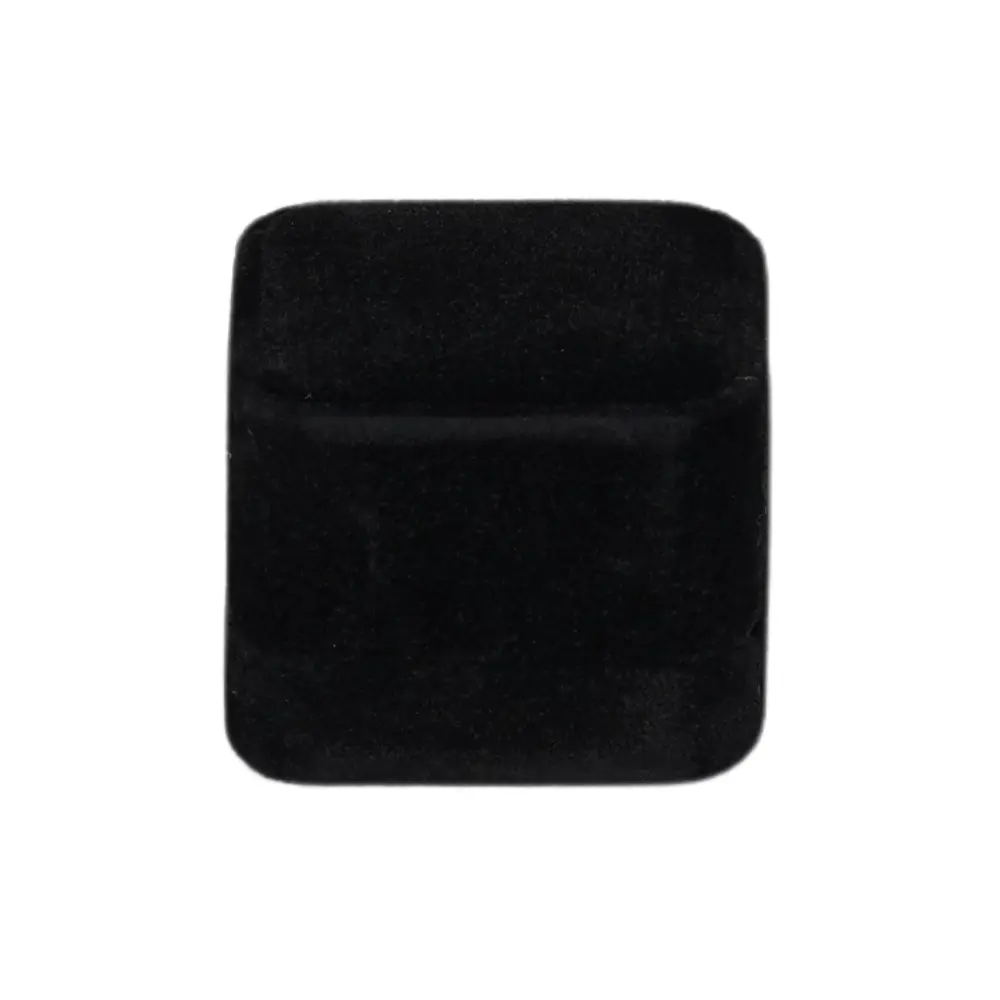 small velvet black earring box