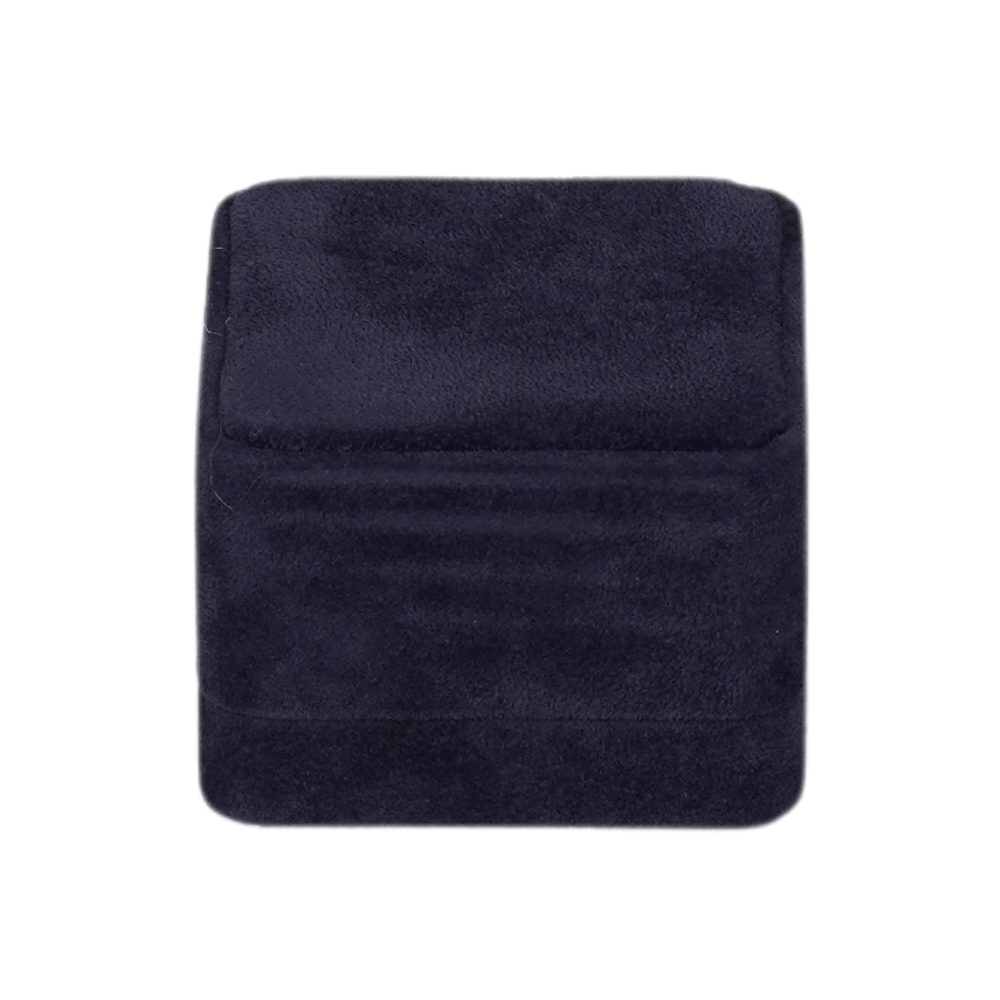 Premium royal blue velvet earring box