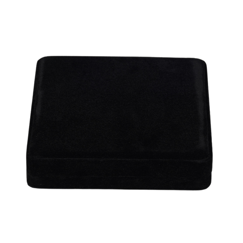 necklace box 745A-N-1 black velvet necklace box