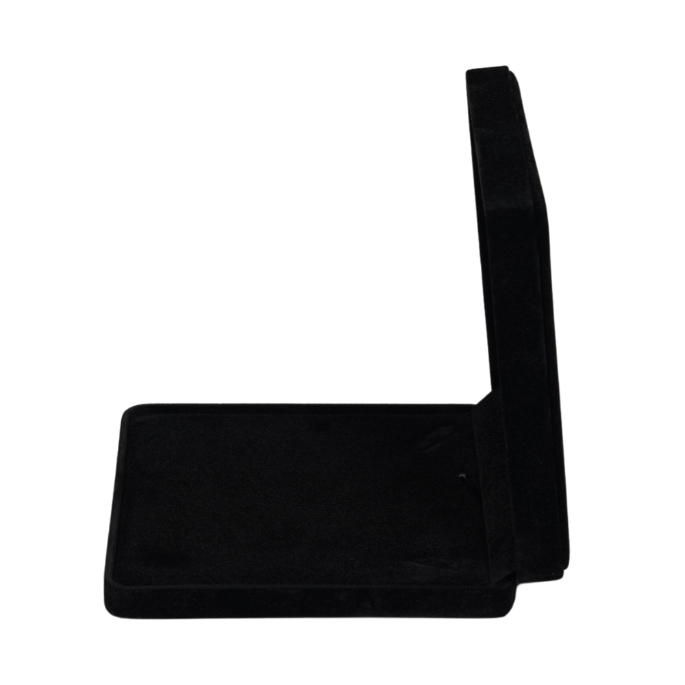 necklace box 745A-N-6 black velvet necklace box
