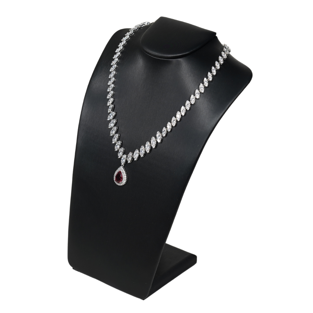 necklace stand black large NS82L