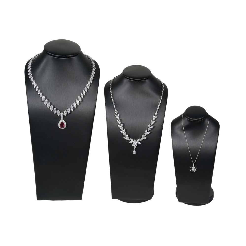 necklace stand black