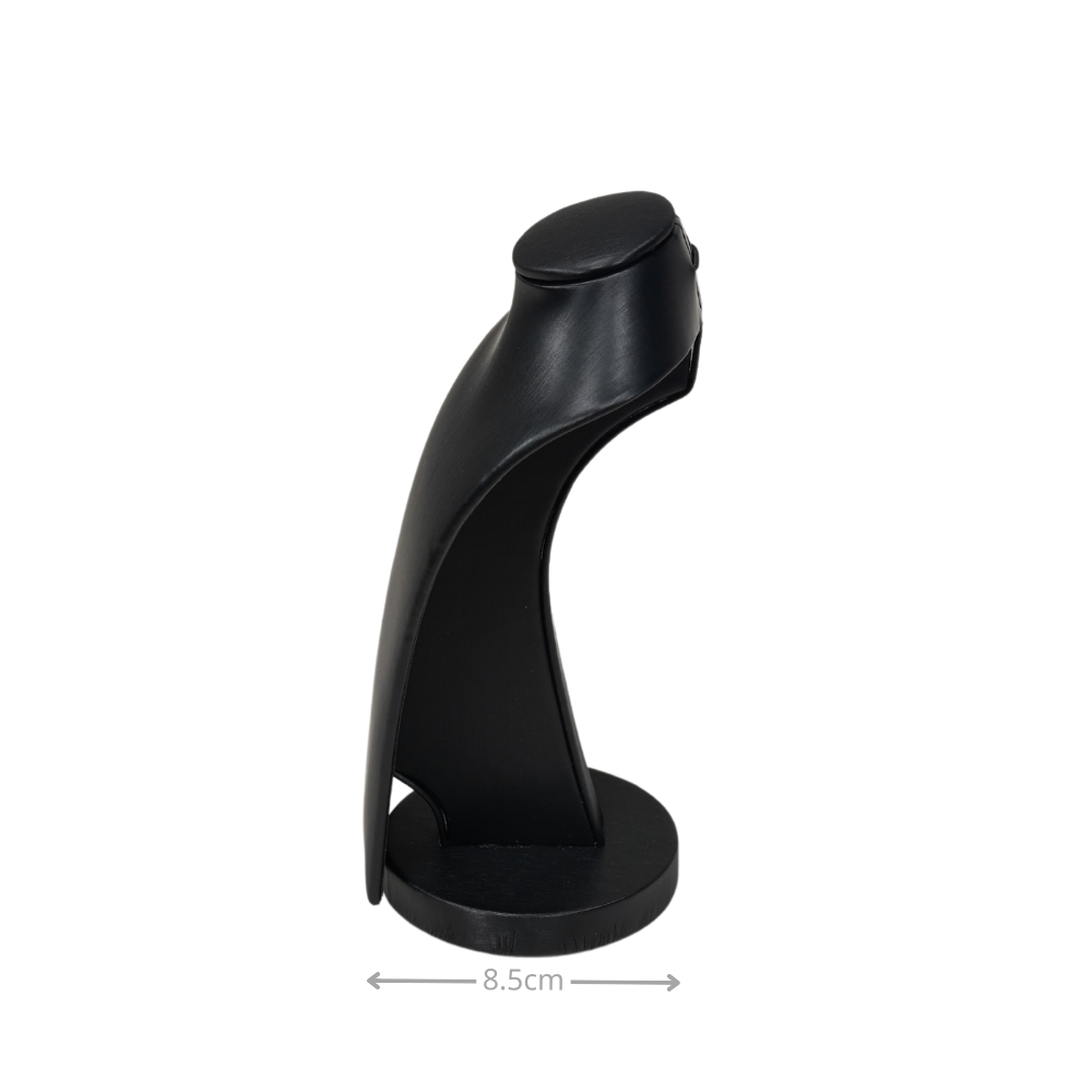 necklace stand black small