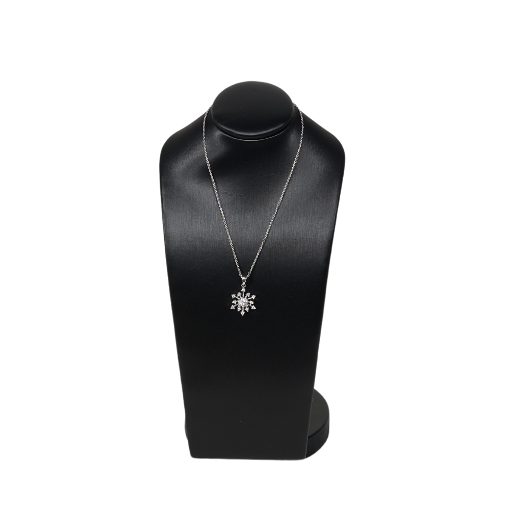 necklace stand black small