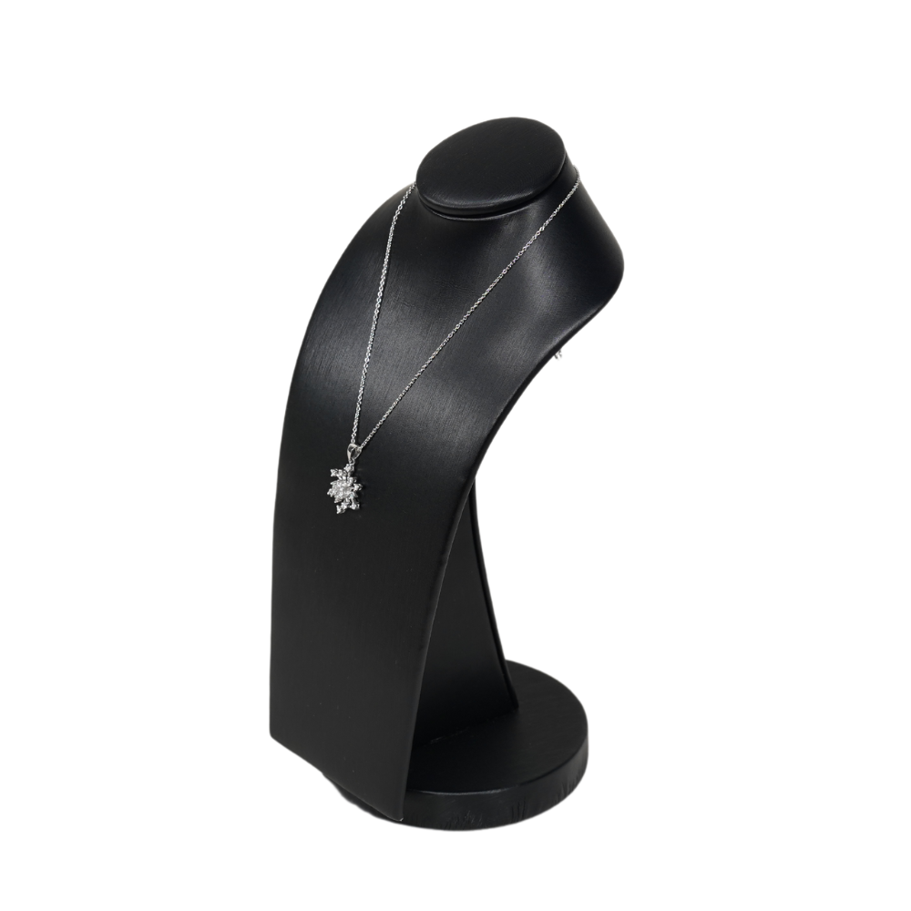 necklace stand black small