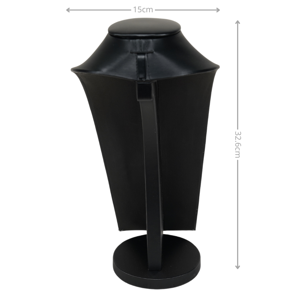 necklace stand black large