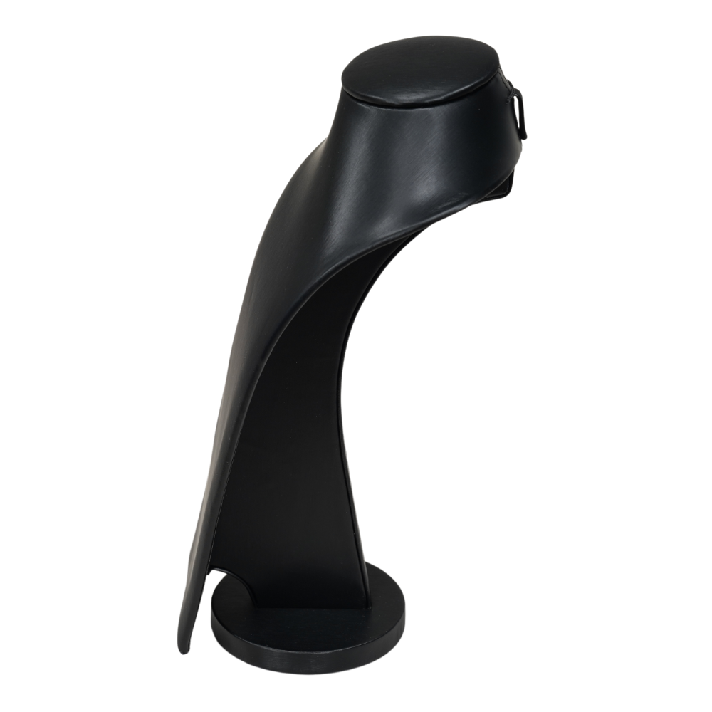 necklace stand black large